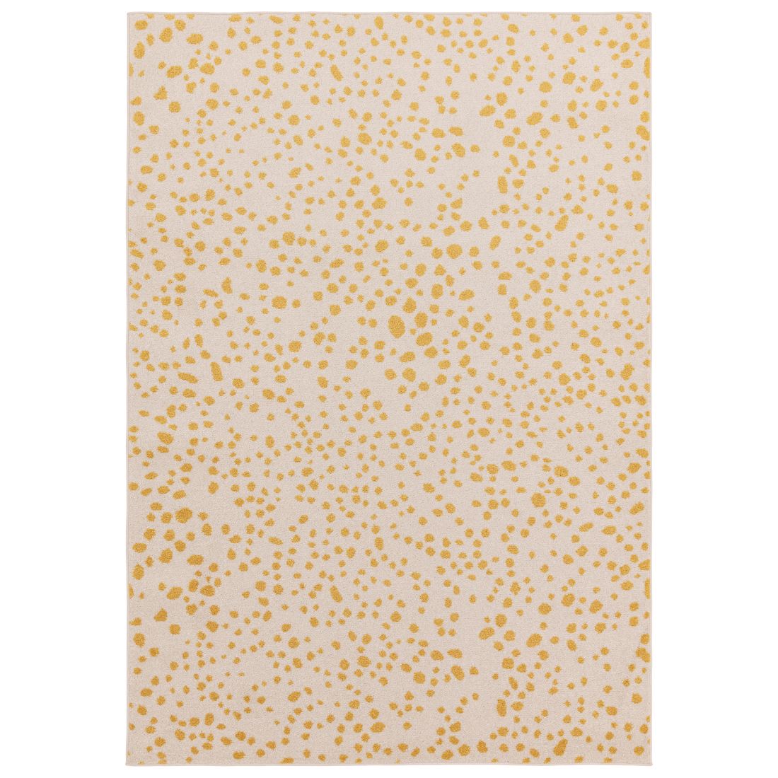 Muse Abstract Rug - MU12 Yellow Spotty