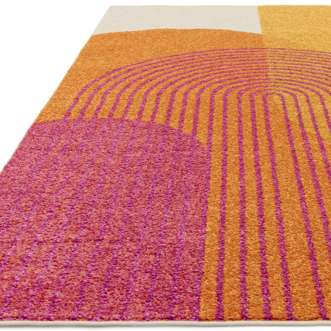 Muse Modern Rug - MU13 Orange Retro