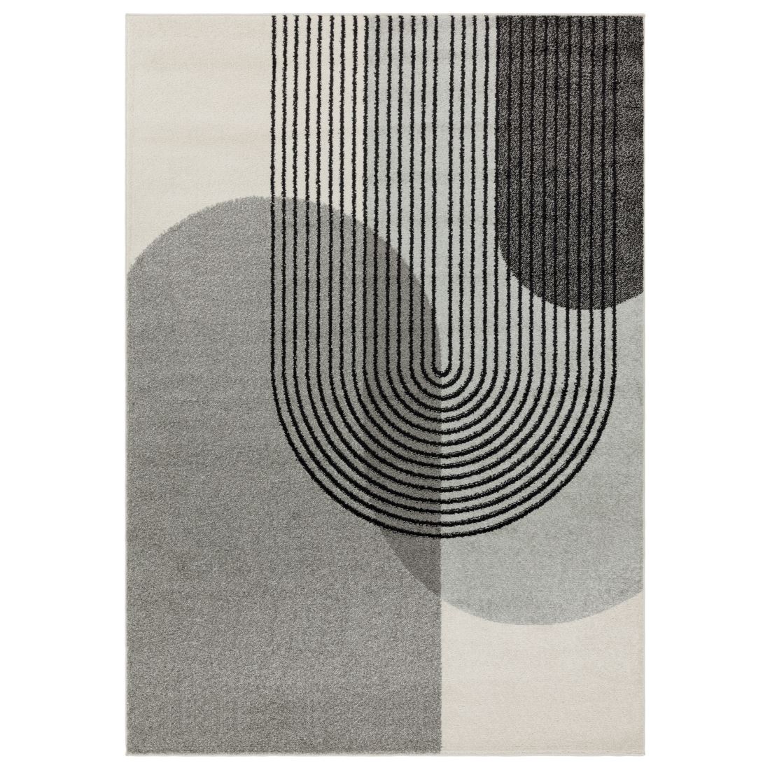 Muse Modern Rug - MU14 Grey Retro Muse Modern Rug - MU14 Grey Retro