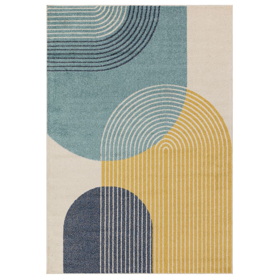 Muse Modern Rug - MU15 Blue Retro Muse Modern Rug - MU15 Blue Retro