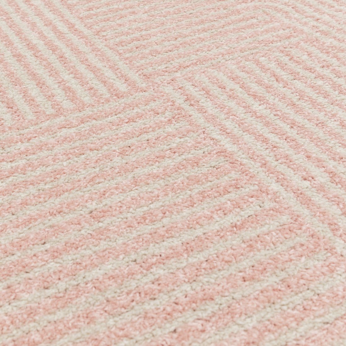 Muse Modern Rug - MU17 Pink Geometric