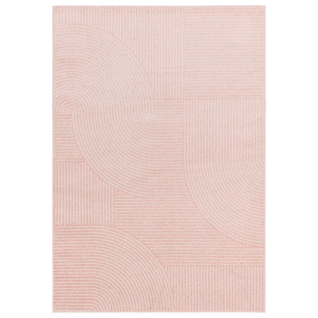 Muse Modern Rug - MU17 Pink Geometric