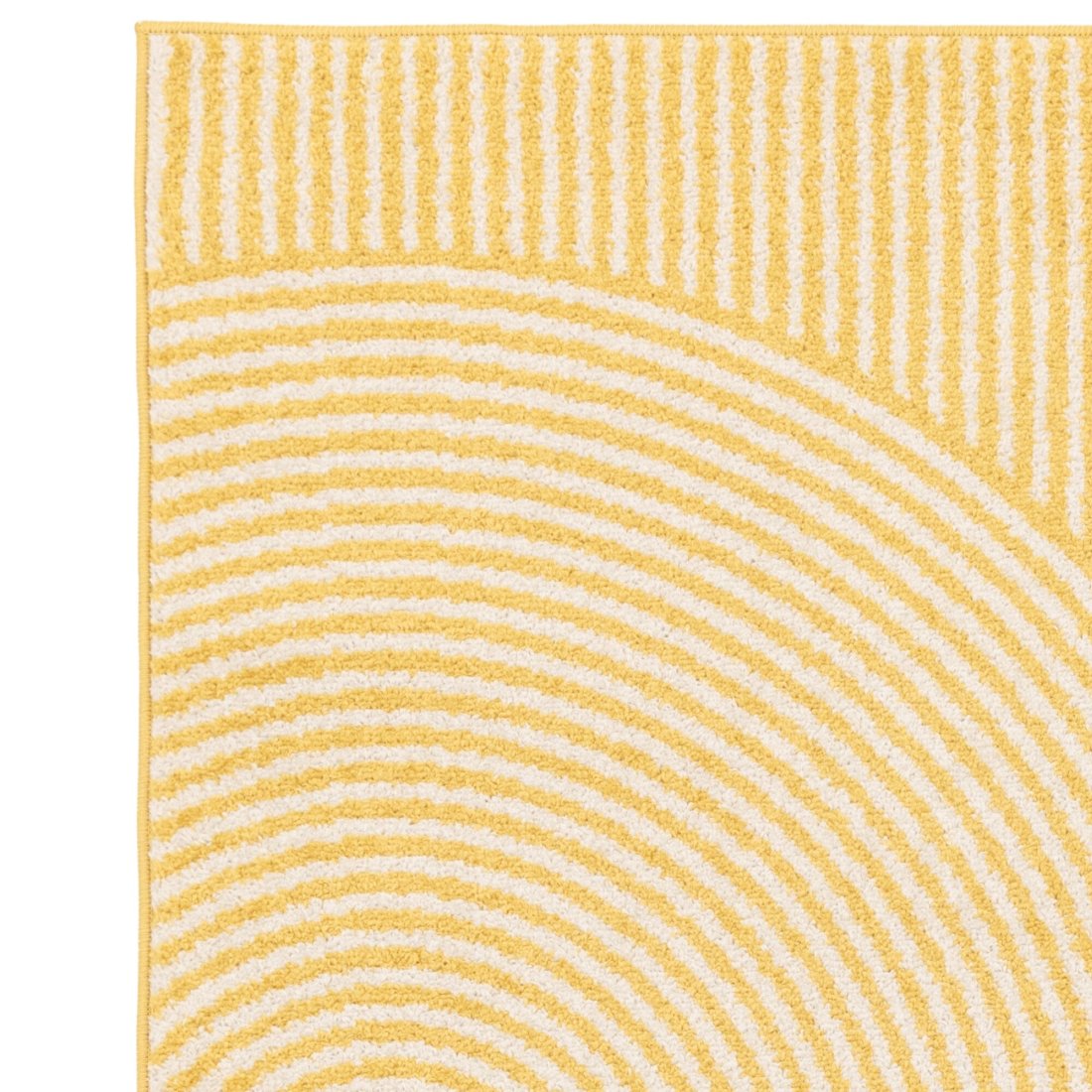 Muse Modern Rug - MU18 Yellow Geometric