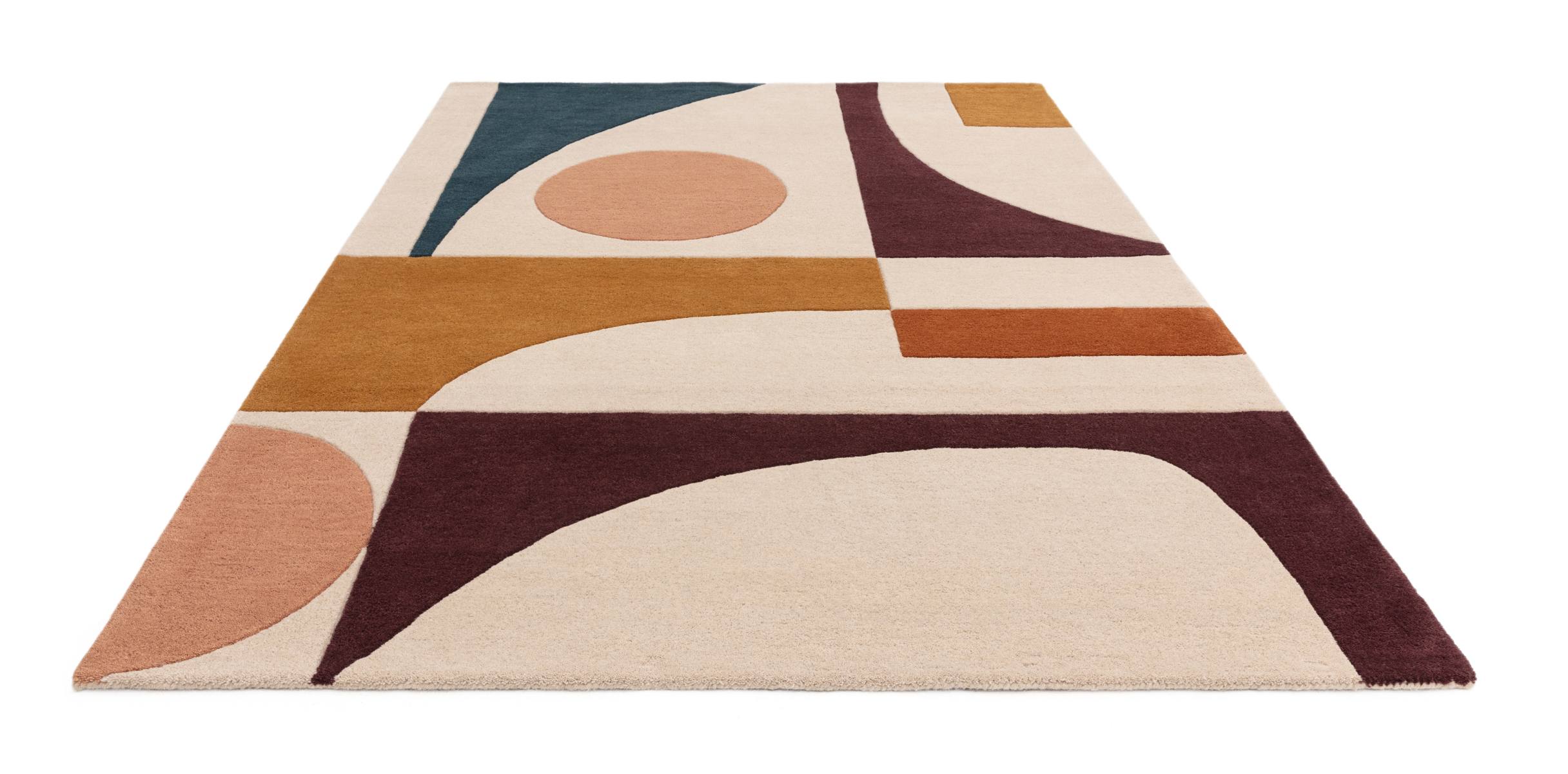 Reef Geometric Wool Rug - Connect Multi RF23