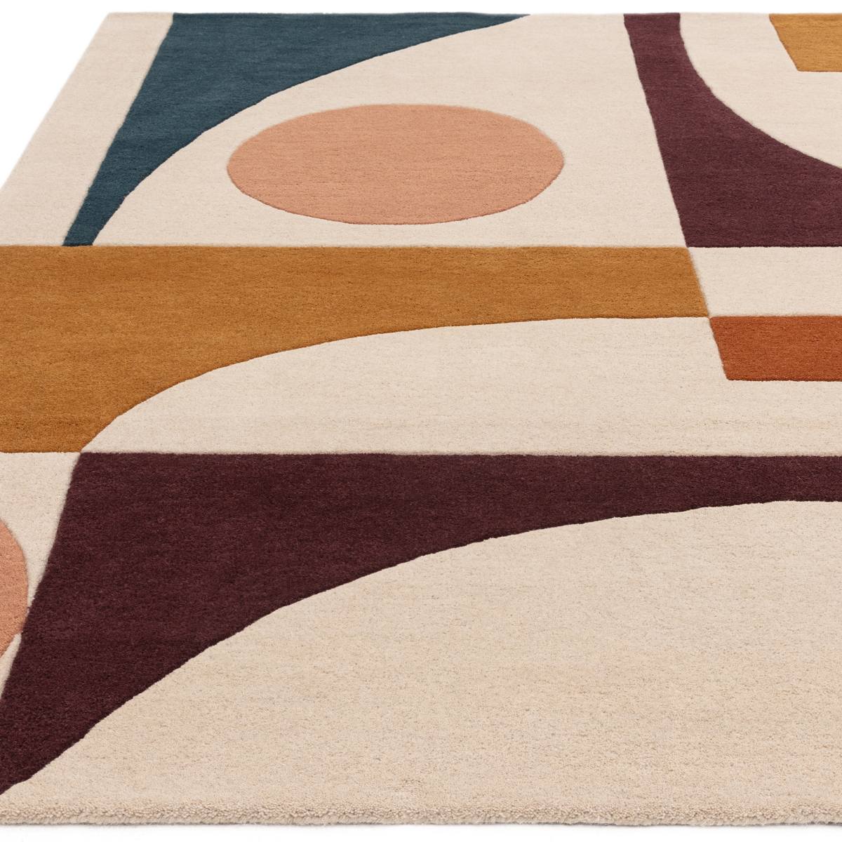 Reef Geometric Wool Rug - Connect Multi RF23 Reef Geometric Wool Rug - Connect Multi RF23