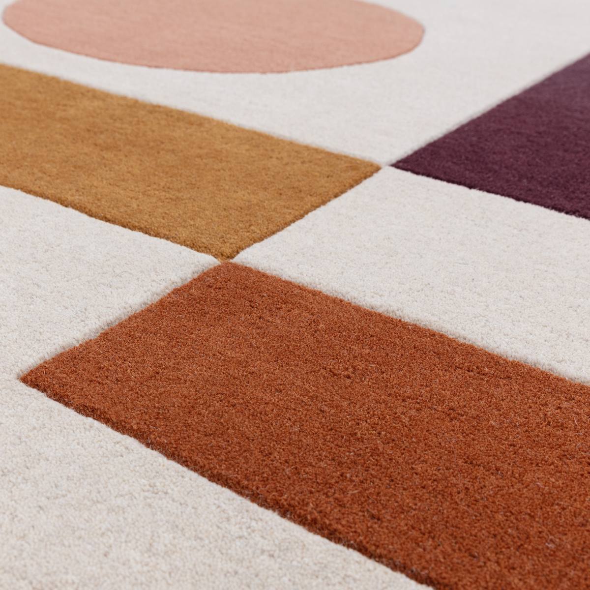 Reef Geometric Wool Rug - Connect Multi RF23