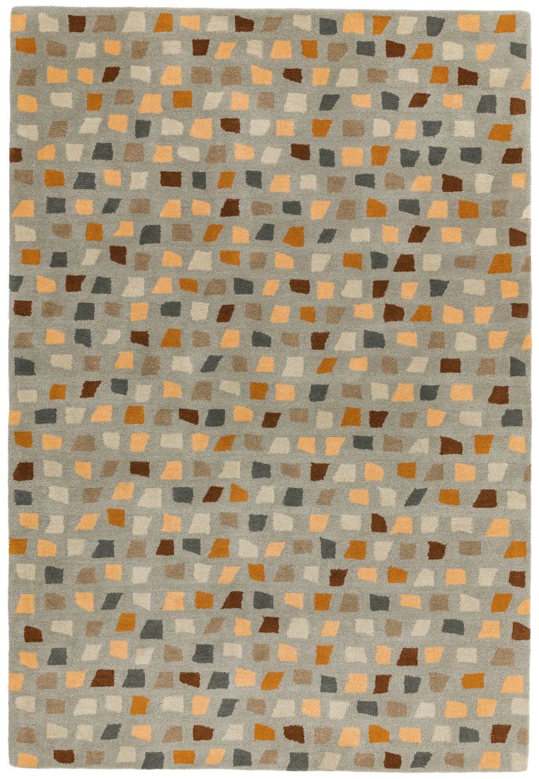 Reef Wool Rug - Pixel Grey Multi RF07 Reef Wool Rug - Pixel Grey Multi RF07