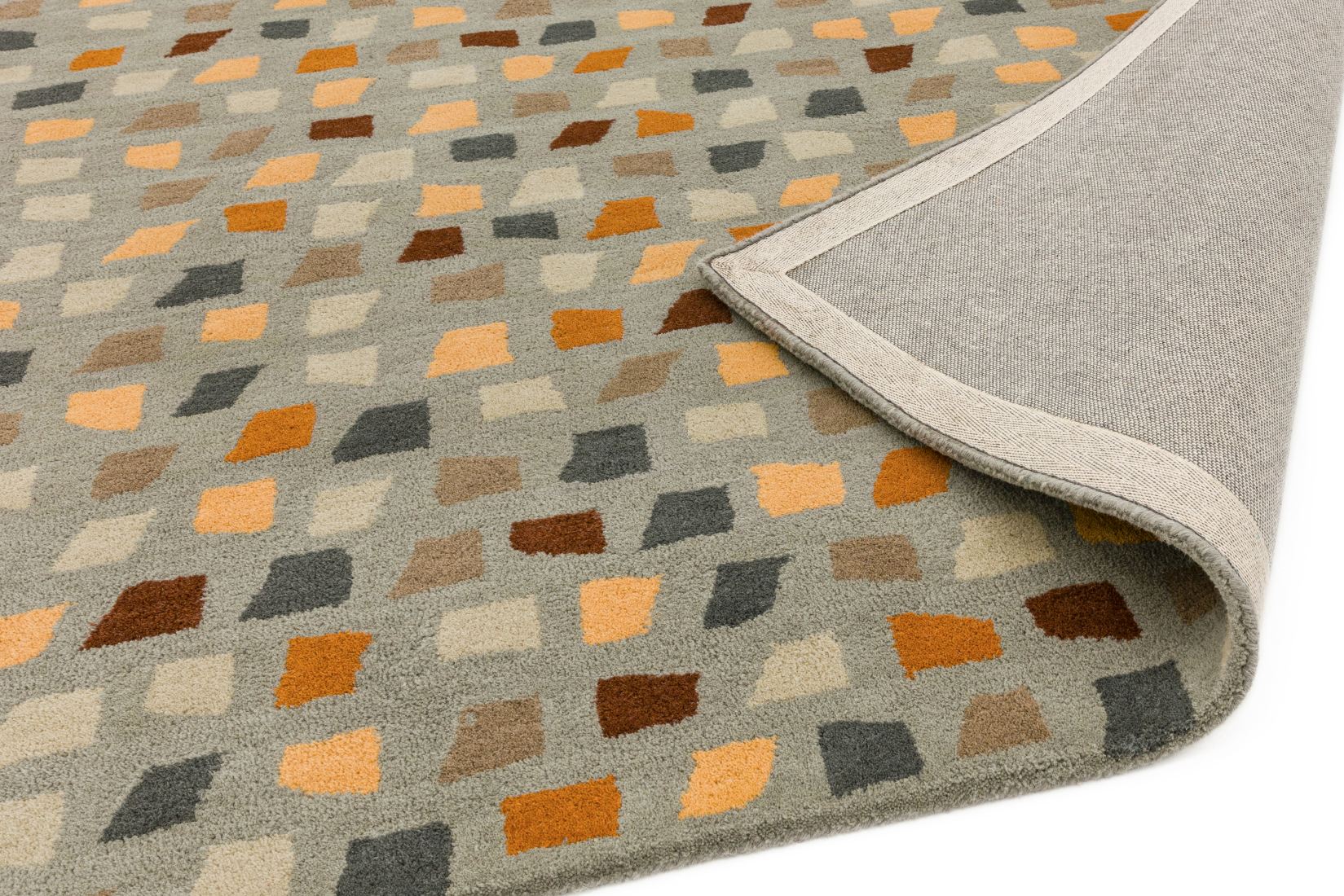 Reef Wool Rug - Pixel Grey Multi RF07 Reef Wool Rug - Pixel Grey Multi RF07