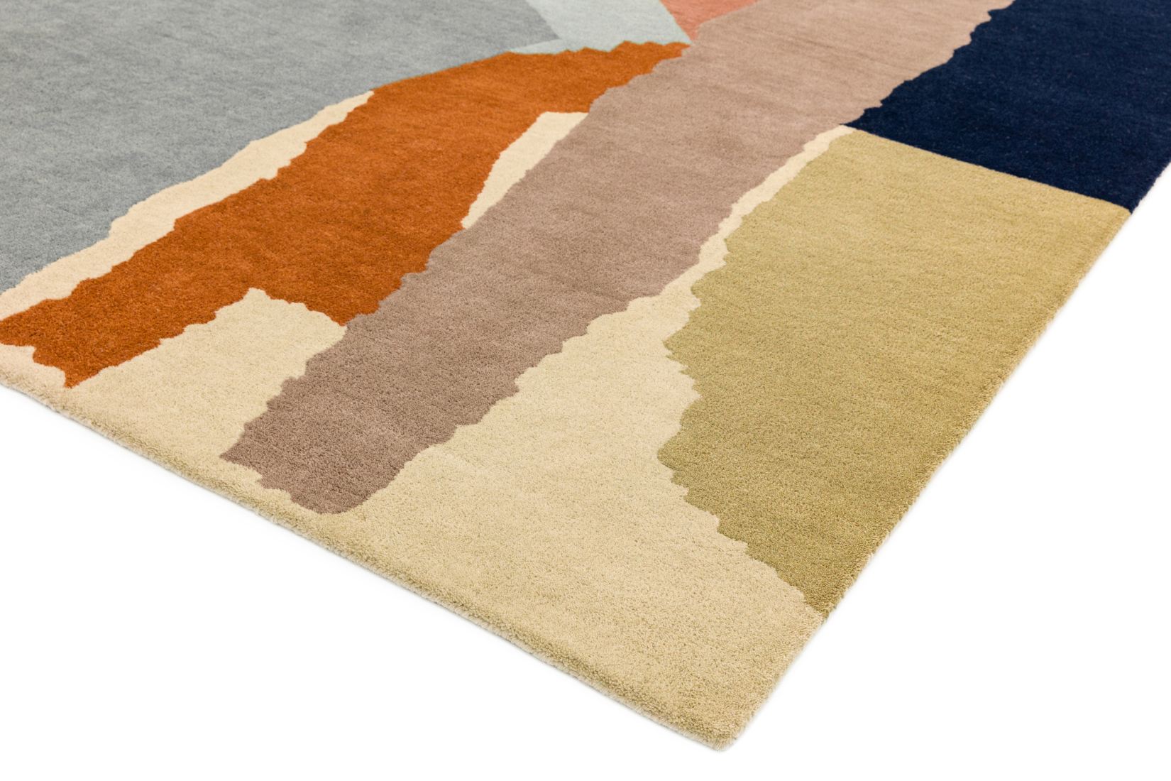 Reef Modern Wool Rug -  Abstract Multi RF14