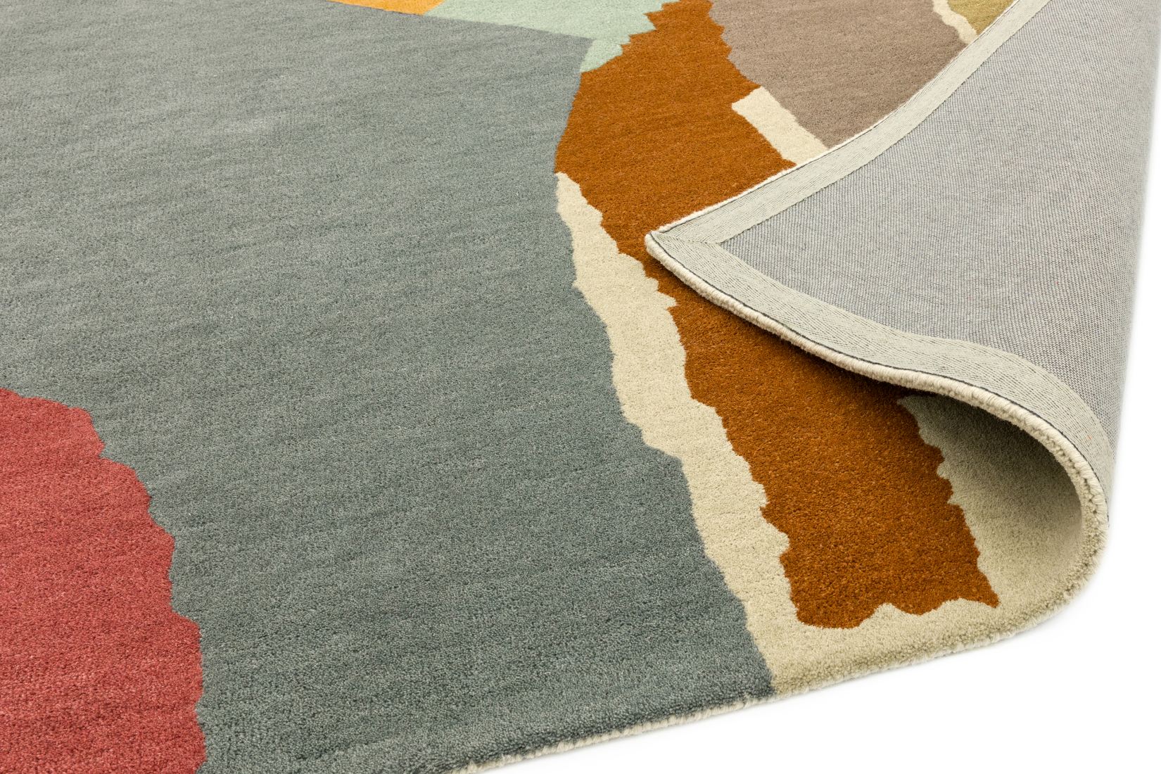 Reef Modern Wool Rug -  Abstract Multi RF14