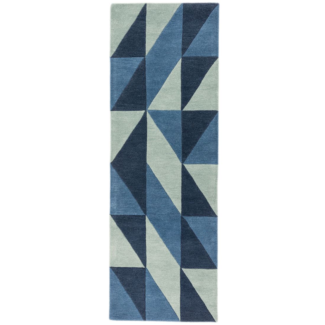 Reef Geometric Wool Runner - Flag Blue RF04 Reef Geometric Wool Runner - Flag Blue RF04