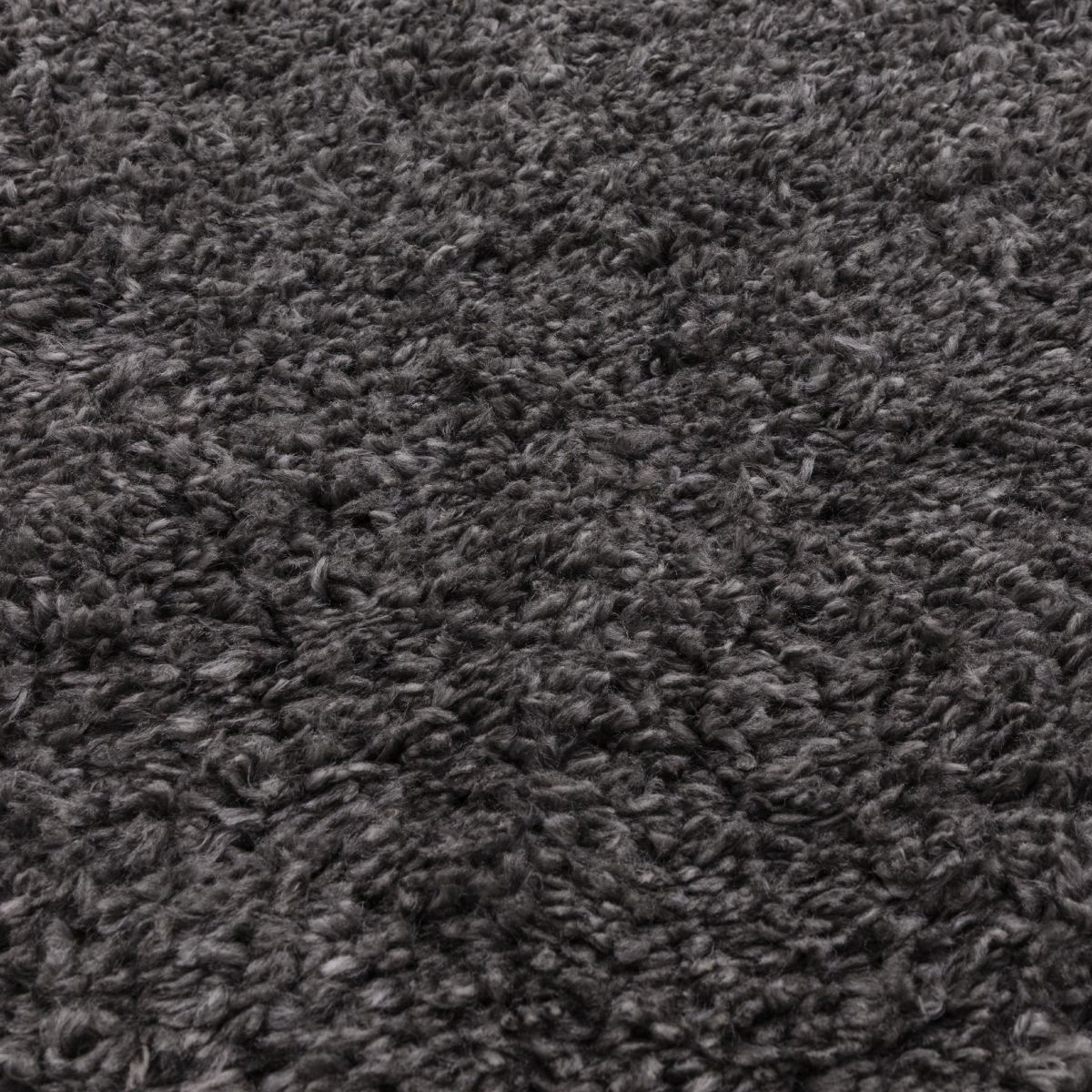 Ritchie Chunky Shaggy Rug - Charcoal