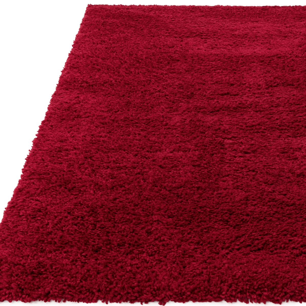 Ritchie Chunky Shaggy Rug - Red