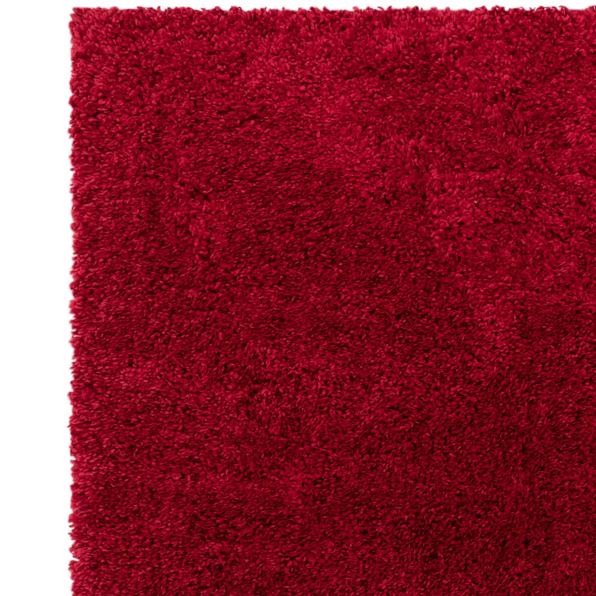 Ritchie Chunky Shaggy Rug - Red