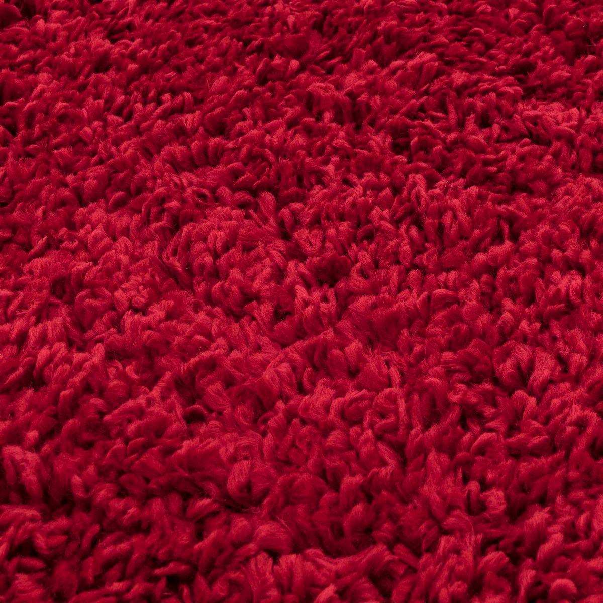 Ritchie Chunky Shaggy Rug - Red