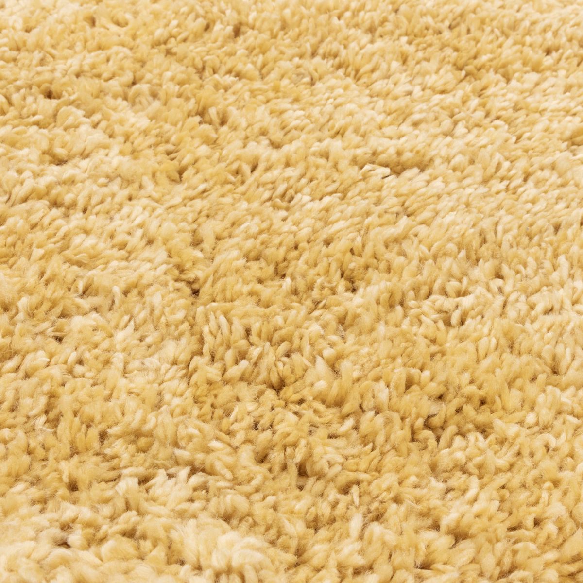 Ritchie Chunky Shaggy Rug - Yellow