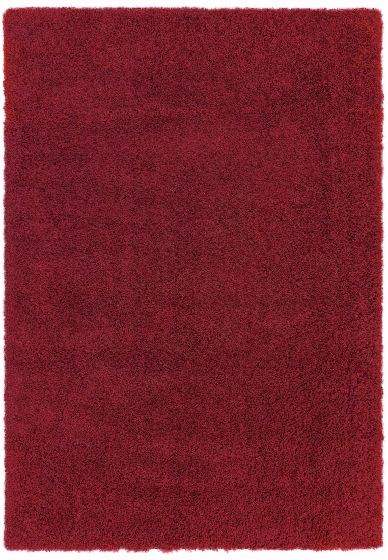 Ritchie Chunky Shaggy Rug - Red