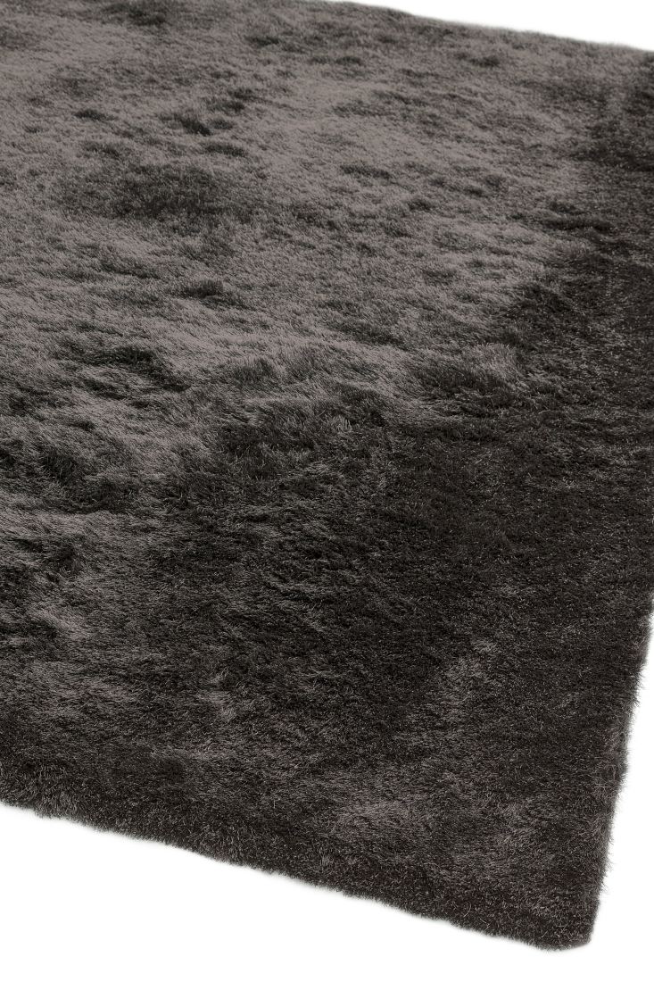 Whisper Shiny Silky Shaggy Rug - Graphite Whisper Shiny Silky Shaggy Rug - Graphite