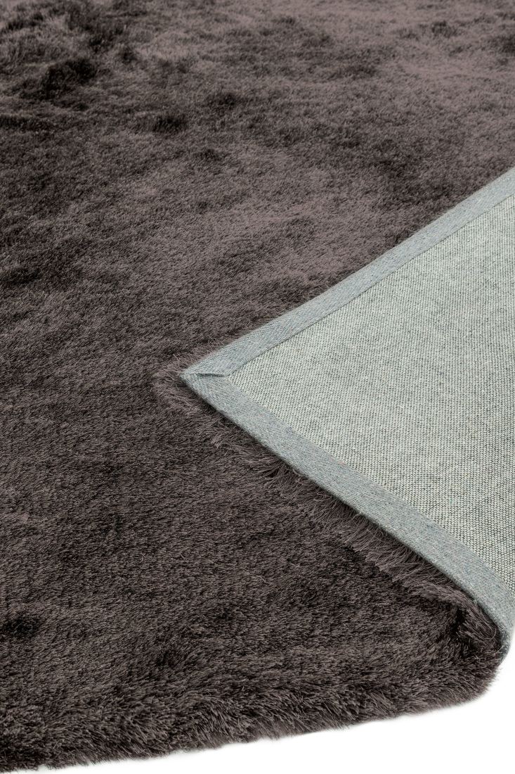 Whisper Shiny Silky Shaggy Rug - Graphite