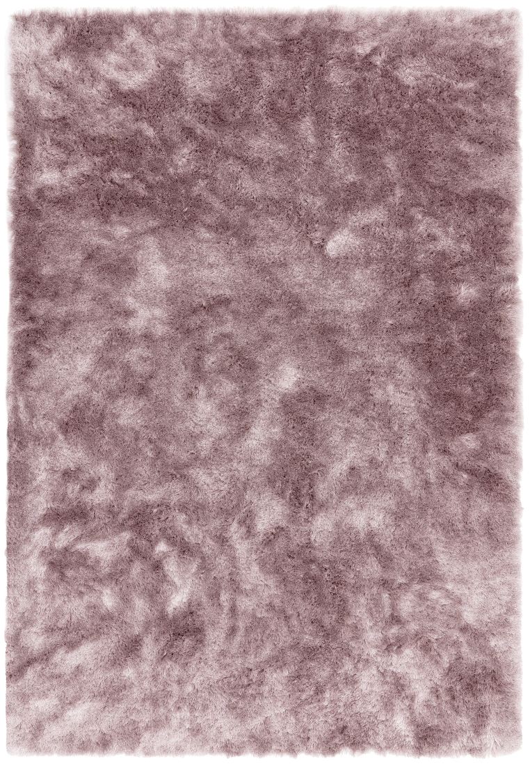 Whisper Shiny Silky Shaggy Rug - Pink