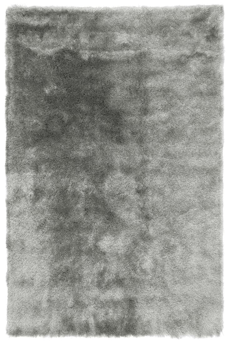 Whisper Shiny Silky Shaggy Rug - Tungsten