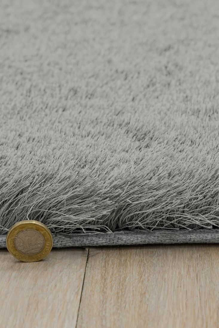 Whisper Shiny Silky Shaggy Rug - Tungsten Whisper Shiny Silky Shaggy Rug - Tungsten
