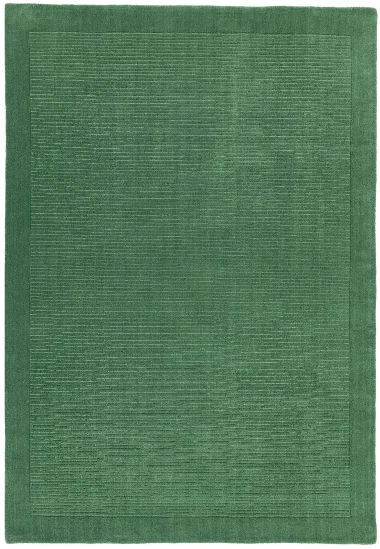 York Luxurious Plain Wool Rug - Forest Green York Luxurious Plain Wool Rug - Forest Green