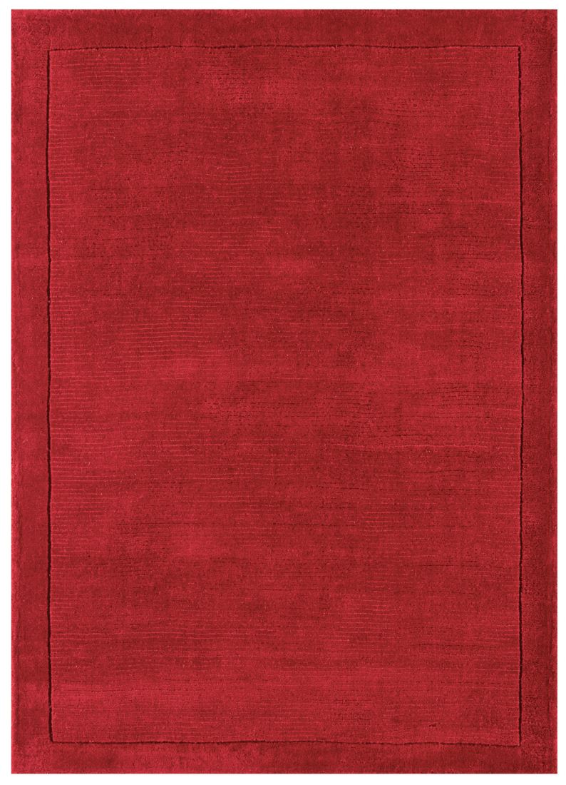 York Luxurious Plain Wool Rug - Poppy York Luxurious Plain Wool Rug - Poppy