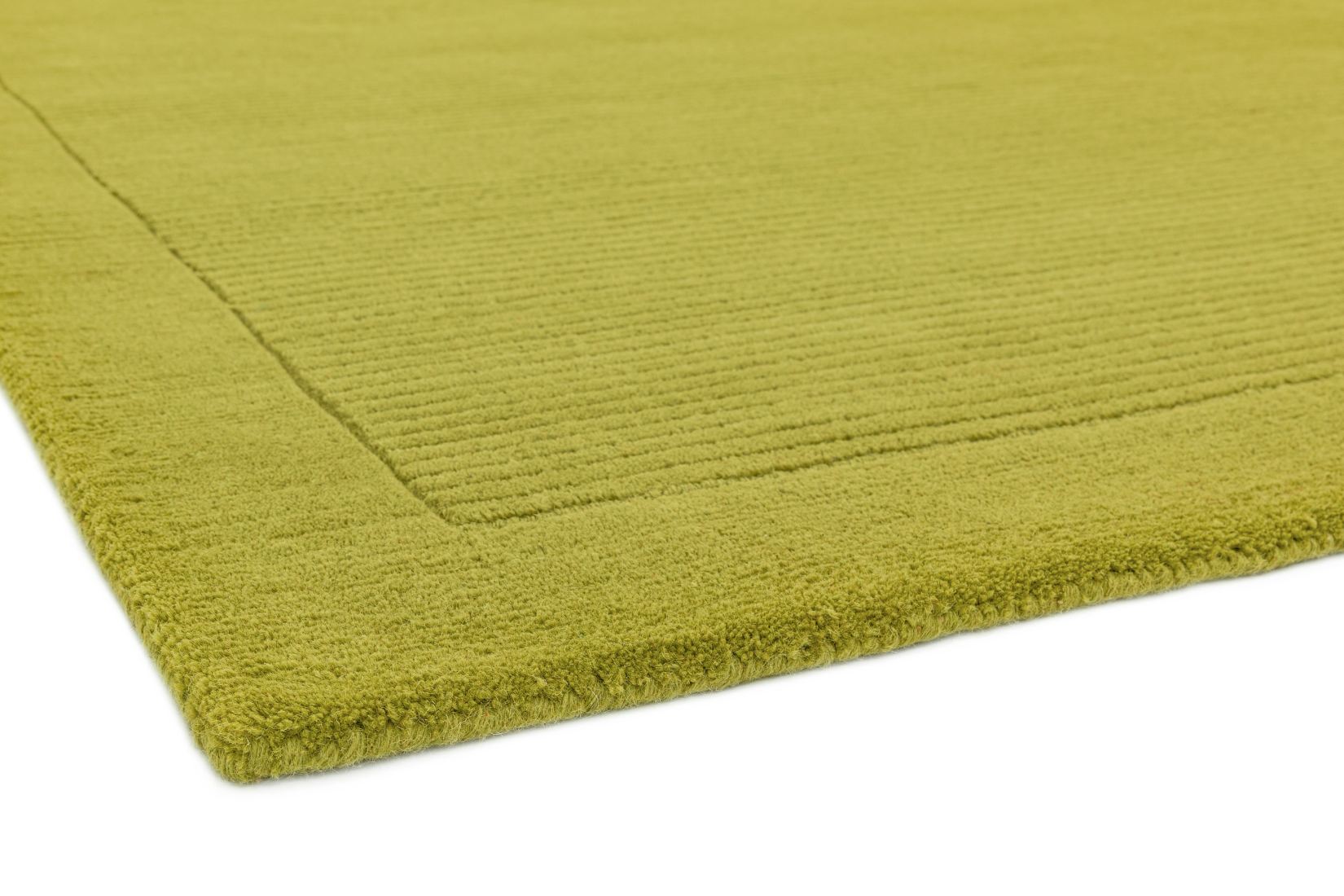 York Luxurious Plain Wool Rug - Green York Luxurious Plain Wool Rug - Green