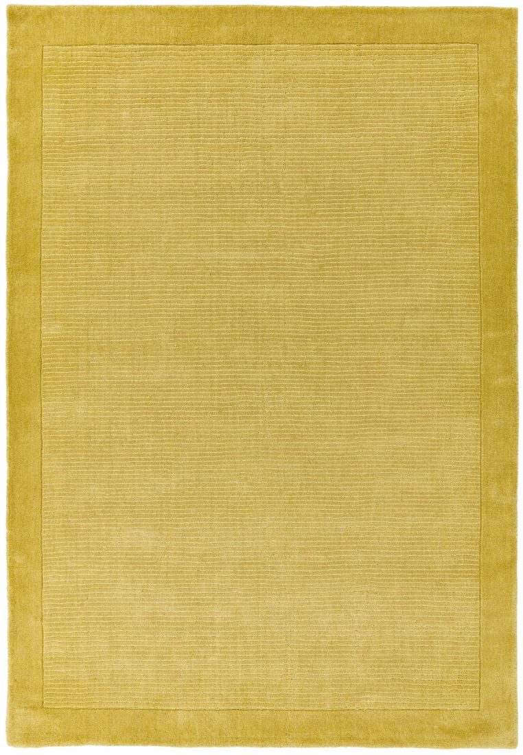 York Luxurious Plain Wool Rug - Yellow York Luxurious Plain Wool Rug - Yellow