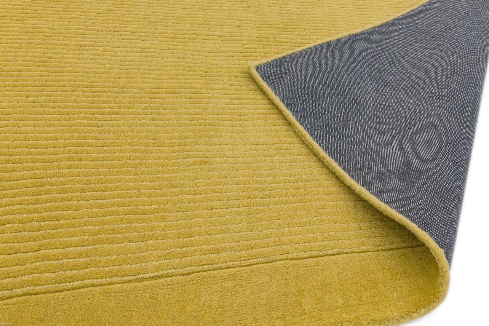 York Luxurious Plain Wool Rug - Yellow York Luxurious Plain Wool Rug - Yellow