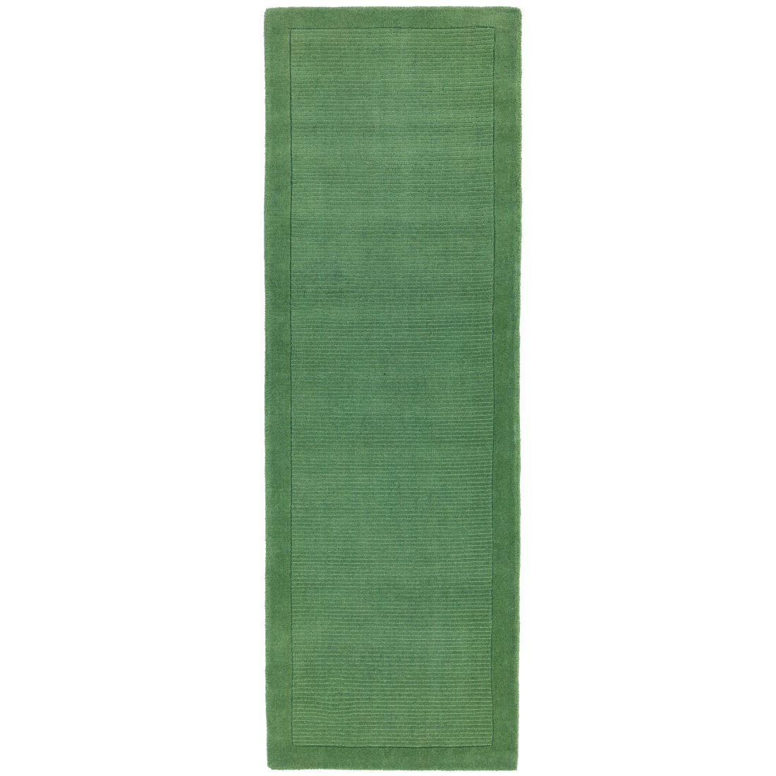 York Luxurious Plain Wool Runner - Forest Green York Luxurious Plain Wool Runner - Forest Green