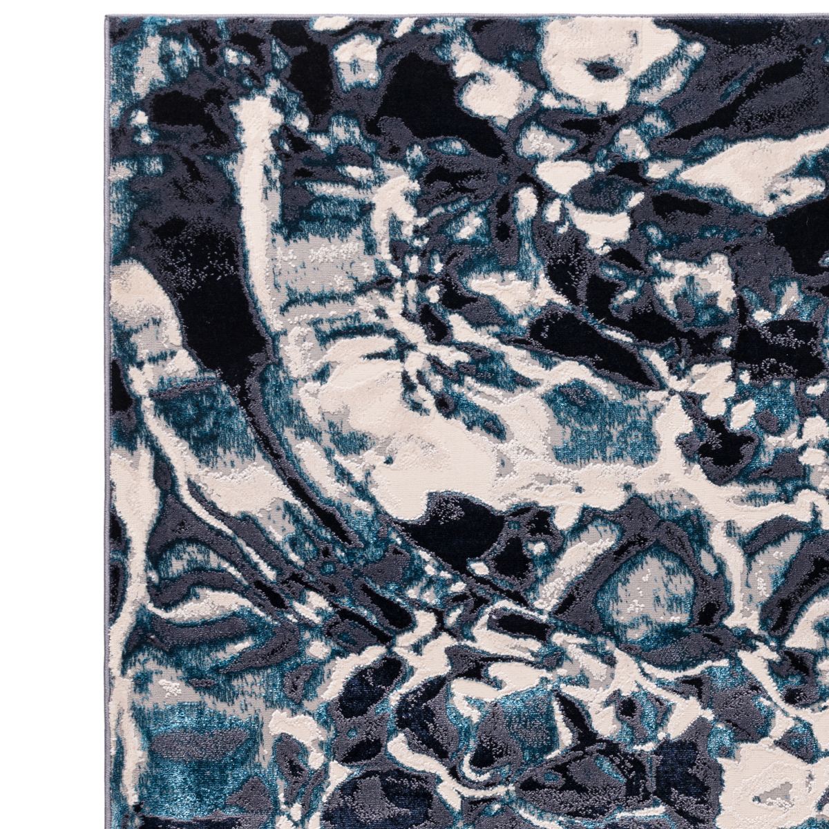 Aurora Abstract High Shine Rug - Foam AU21