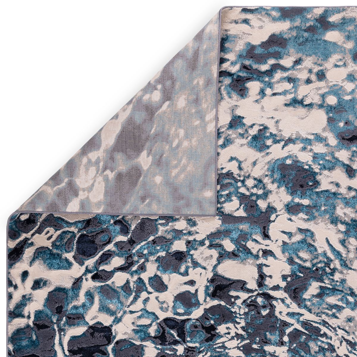 Aurora Abstract High Shine Rug - Foam AU21 Aurora Abstract High Shine Rug - Foam AU21