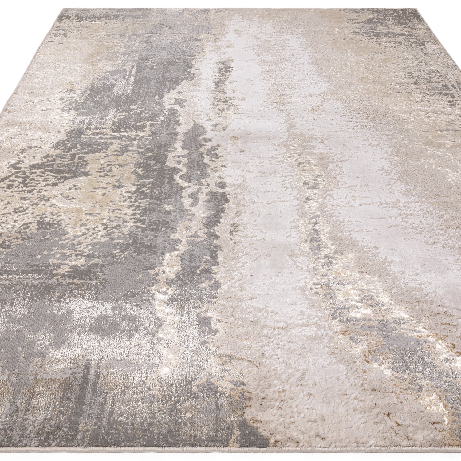 Aurora Abstract High Shine Rug - Cliff AU24