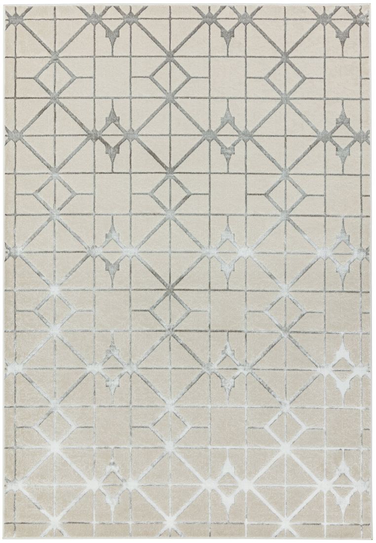 Aurora Geometric High Shine Rug - Lattice AU11