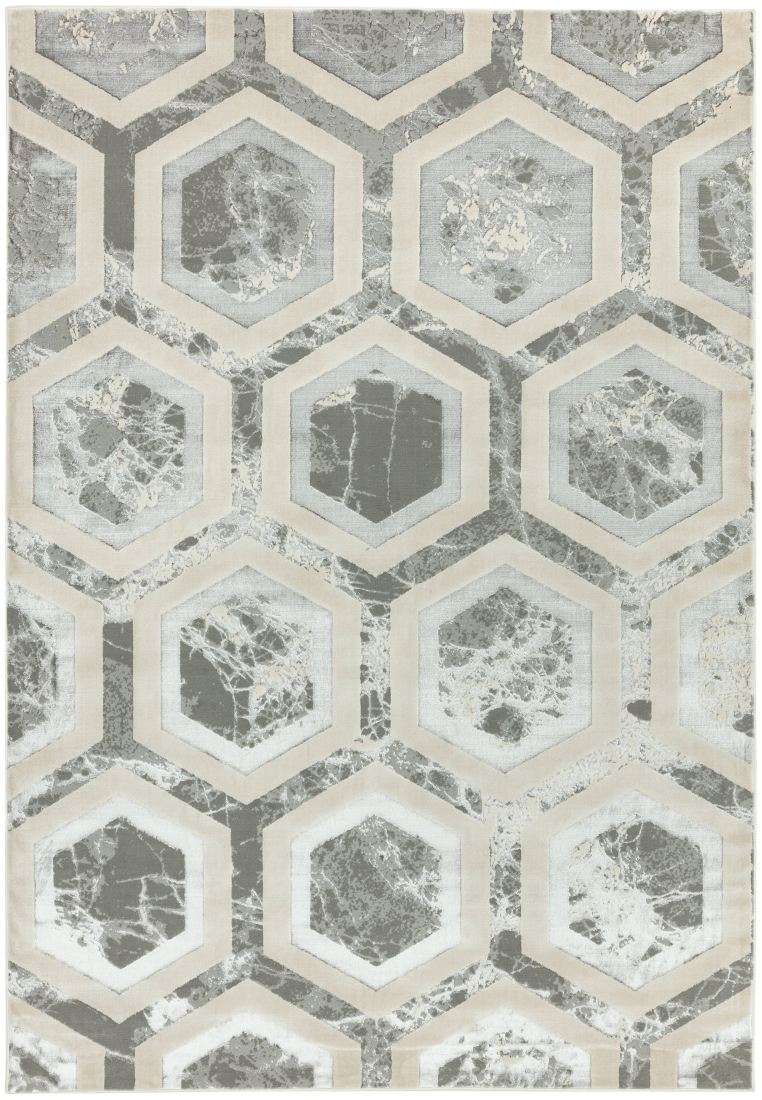 Aurora Geometric High Shine Rug - Crystal AU12 Aurora Geometric High Shine Rug - Crystal AU12