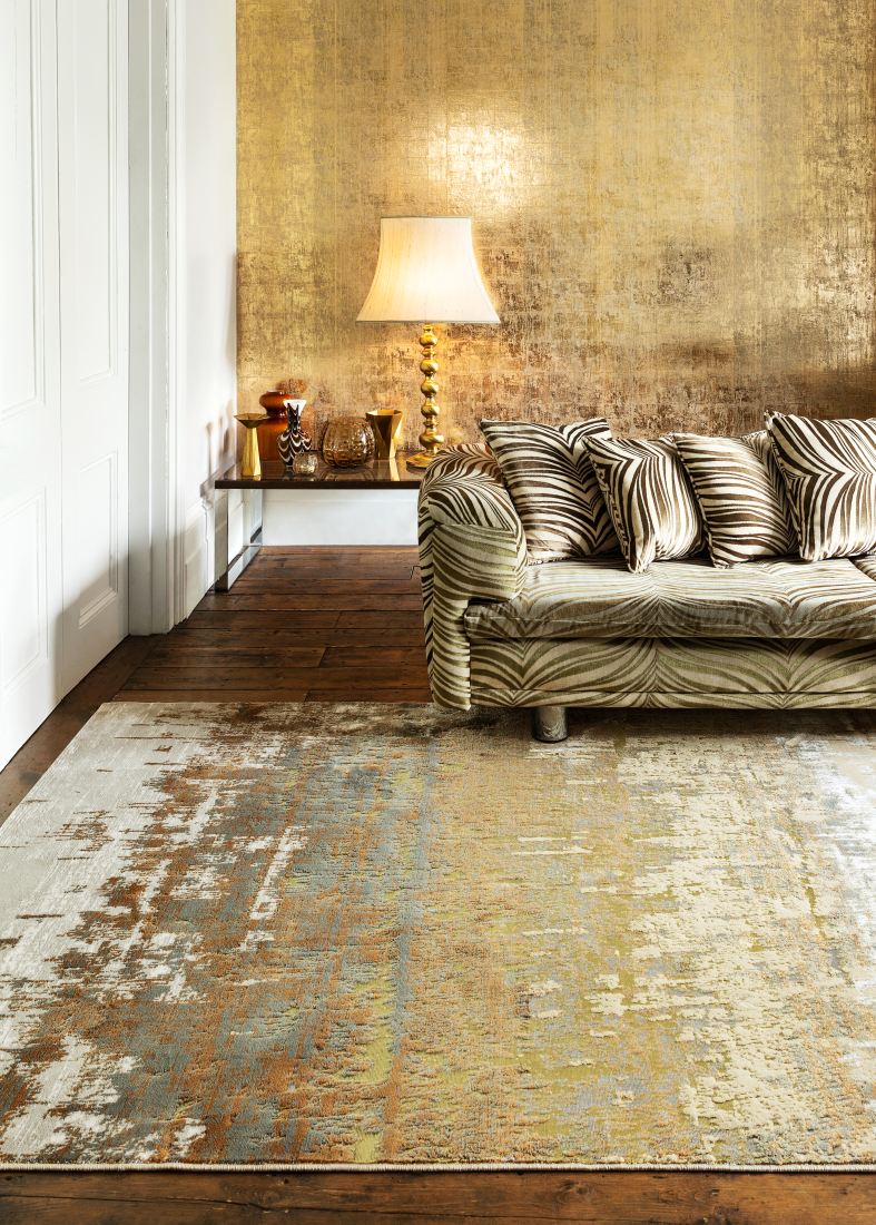 Aurora Abstract High Shine Rug - Dune AU01 Aurora Abstract High Shine Rug - Dune AU01
