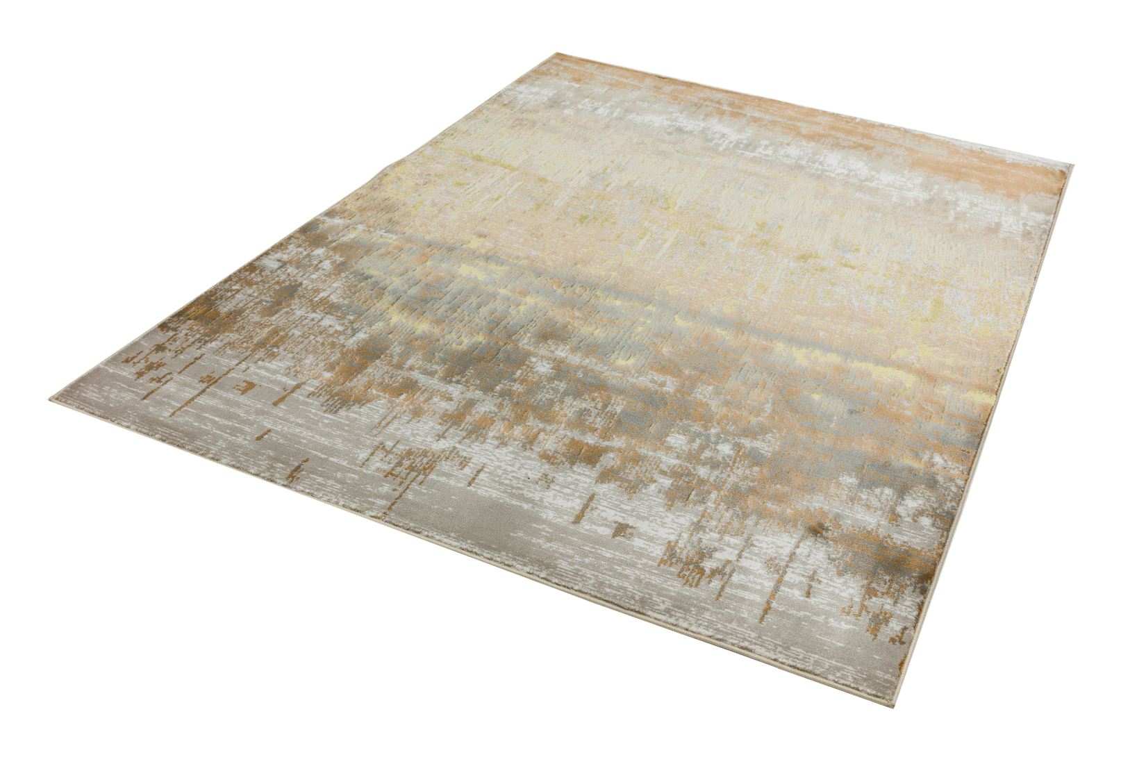 Aurora Abstract High Shine Rug - Dune AU01