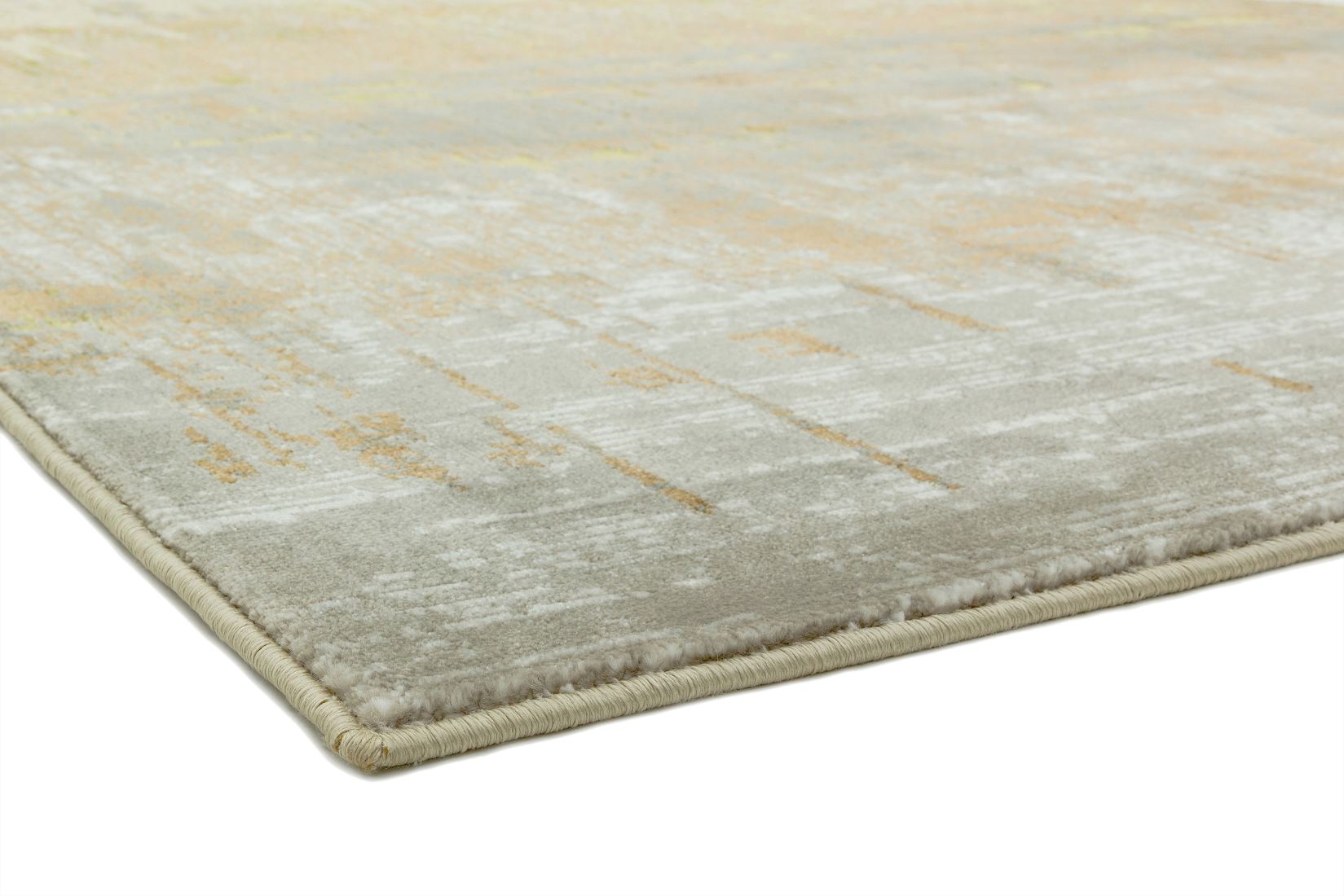 Aurora Abstract High Shine Rug - Dune AU01