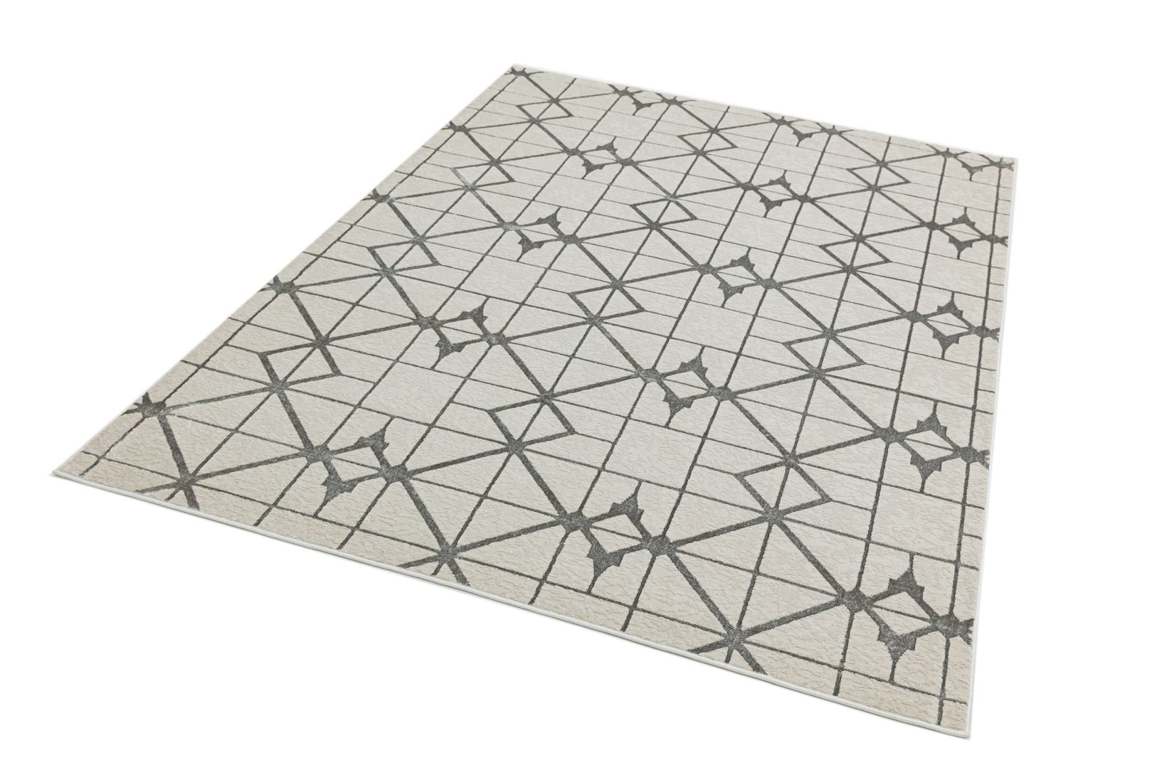 Aurora Geometric High Shine Rug - Lattice AU11