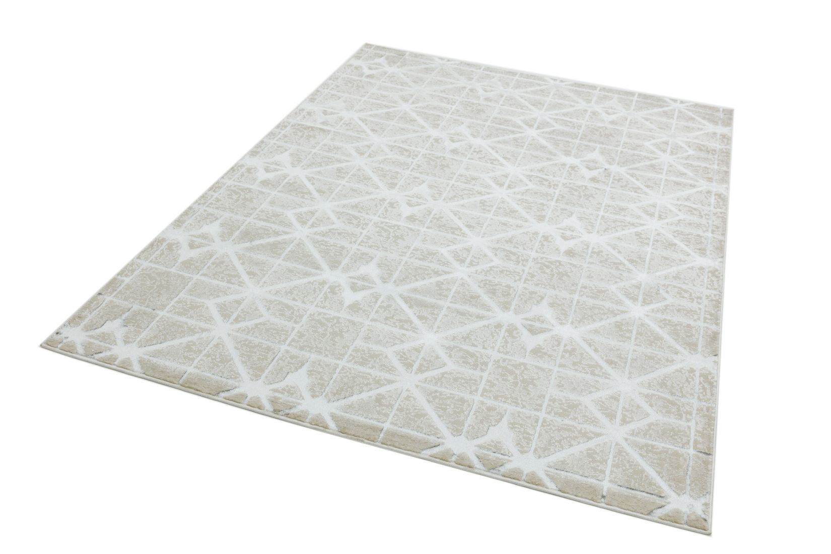 Aurora Geometric High Shine Rug - Lattice AU11