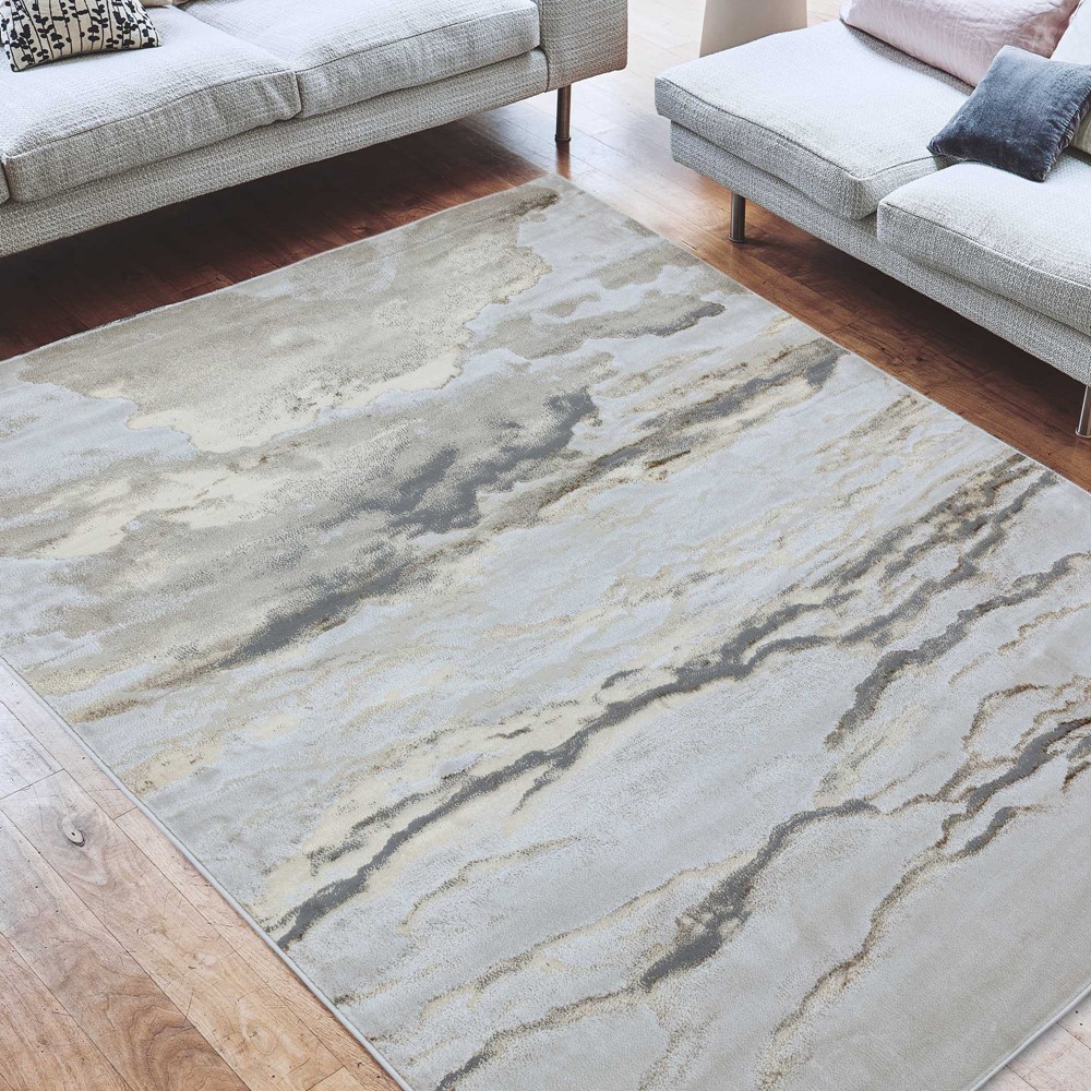 Aurora Abstract High Shine Rug - Linea AU17