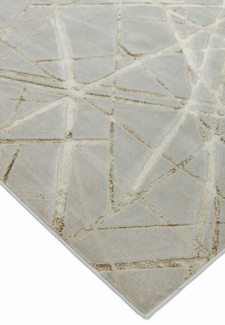 Aurora Geometric High Shine Rug - Mica AU13 Aurora Geometric High Shine Rug - Mica AU13