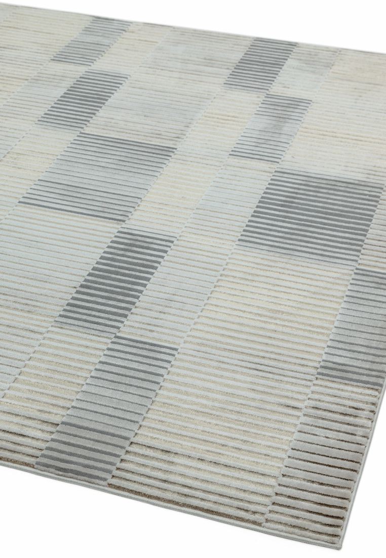 Aurora Geometric High Shine Rug - Ripple AU14 Aurora Geometric High Shine Rug - Ripple AU14