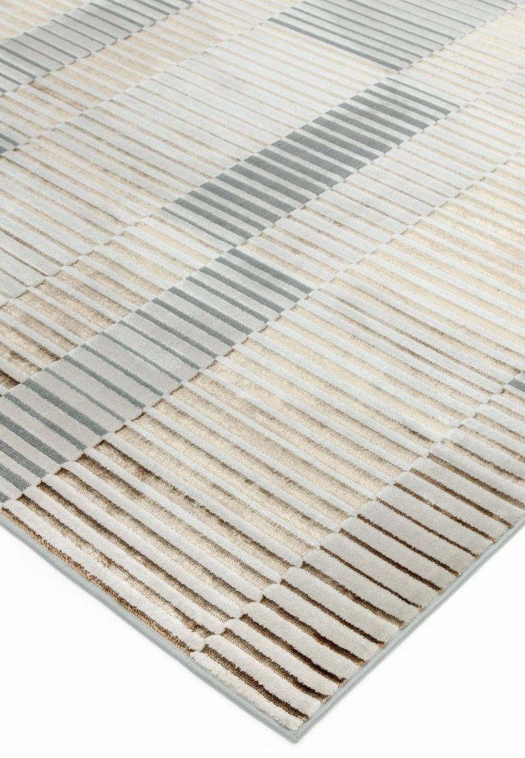 Aurora Geometric High Shine Rug - Ripple AU14 Aurora Geometric High Shine Rug - Ripple AU14