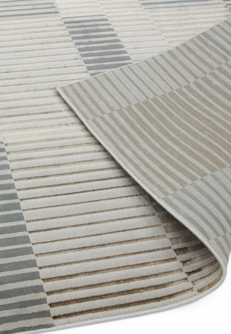 Aurora Geometric High Shine Rug - Ripple AU14 Aurora Geometric High Shine Rug - Ripple AU14