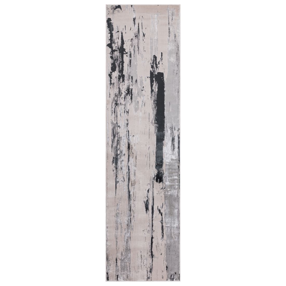 Aurora Abstract High Shine Rug - Glacier AU10