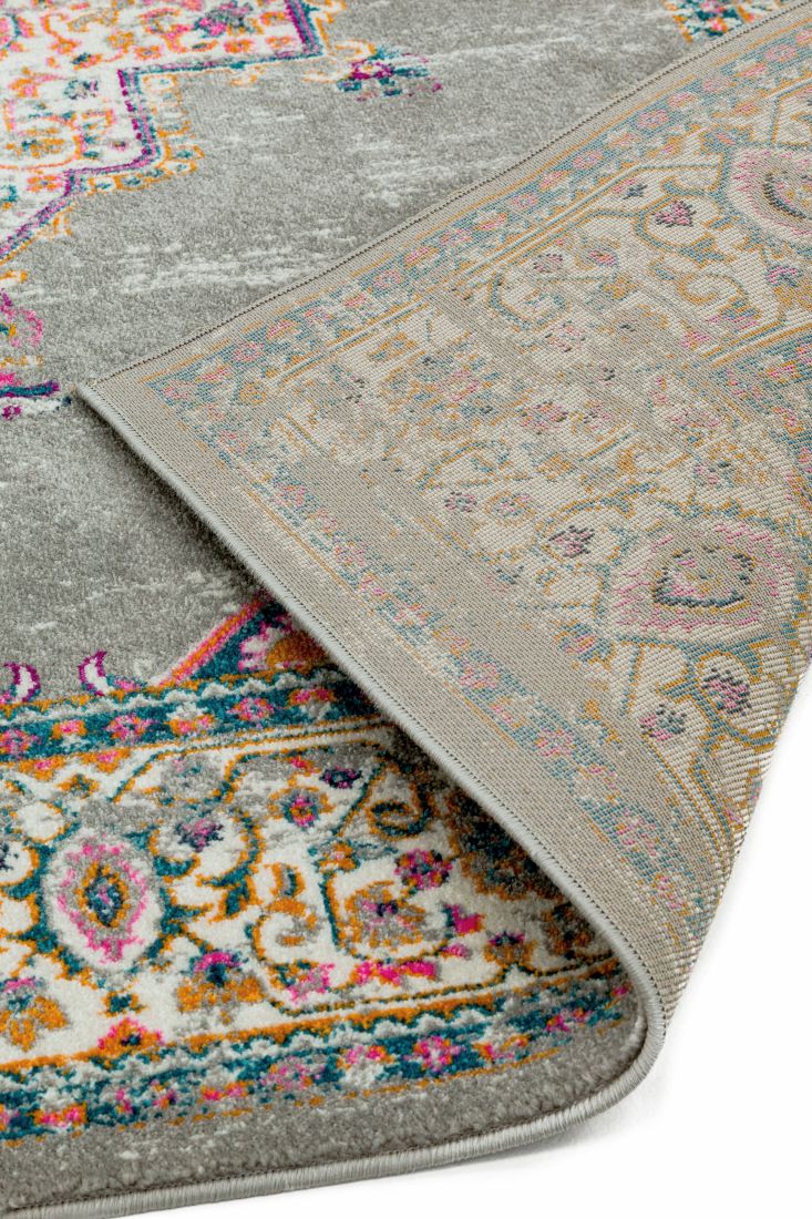 Colt Traditional Rug - Medallion Grey CL02