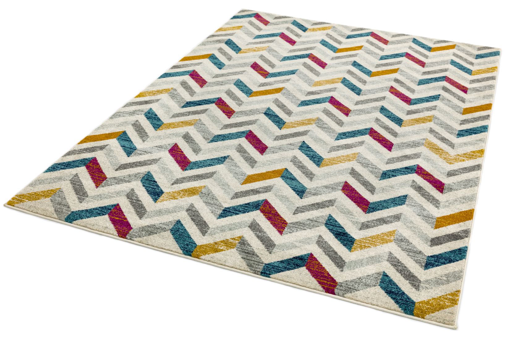 Colt Bold Geometric Rug - Chevron Multi CL06